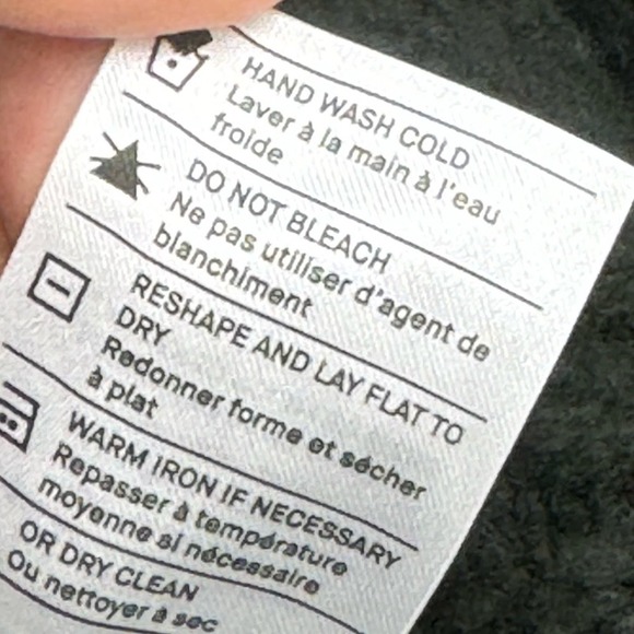 Vince Wool Blend Pullover Sweater Long Sleeve Mock Neck Hunter Green M NWOT - Picture 11 of 13